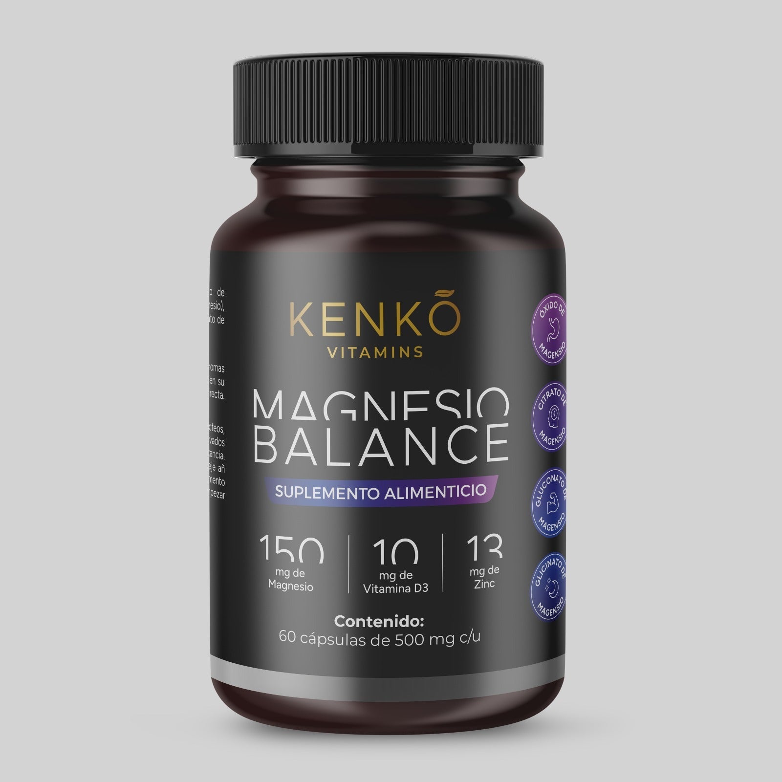 Kenkō Magnesium Balance – Magnesio + Vitamina D3 + Zinc